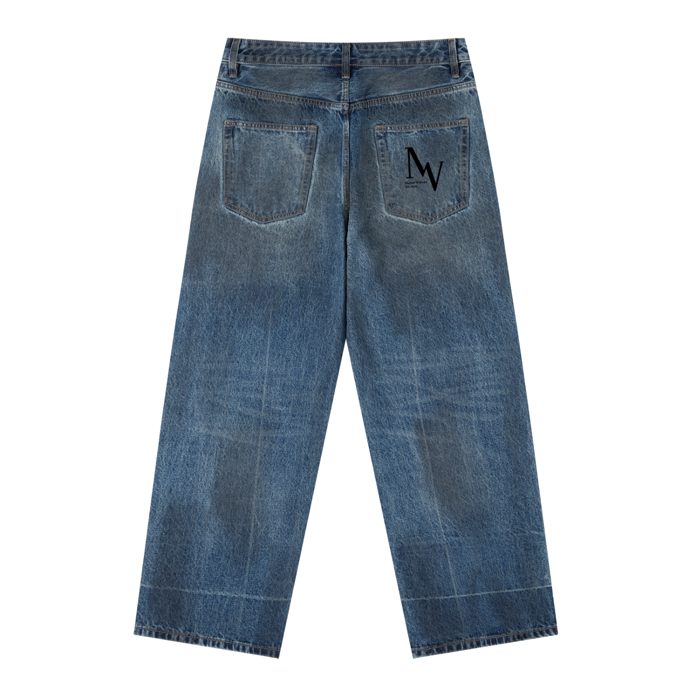 LOW TIDE DENIM - Vintage Wash Baggy Denim Jeans