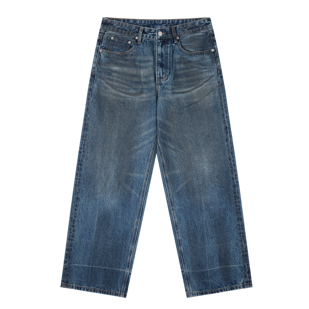 LOW TIDE DENIM - Vintage Wash Baggy Denim Jeans