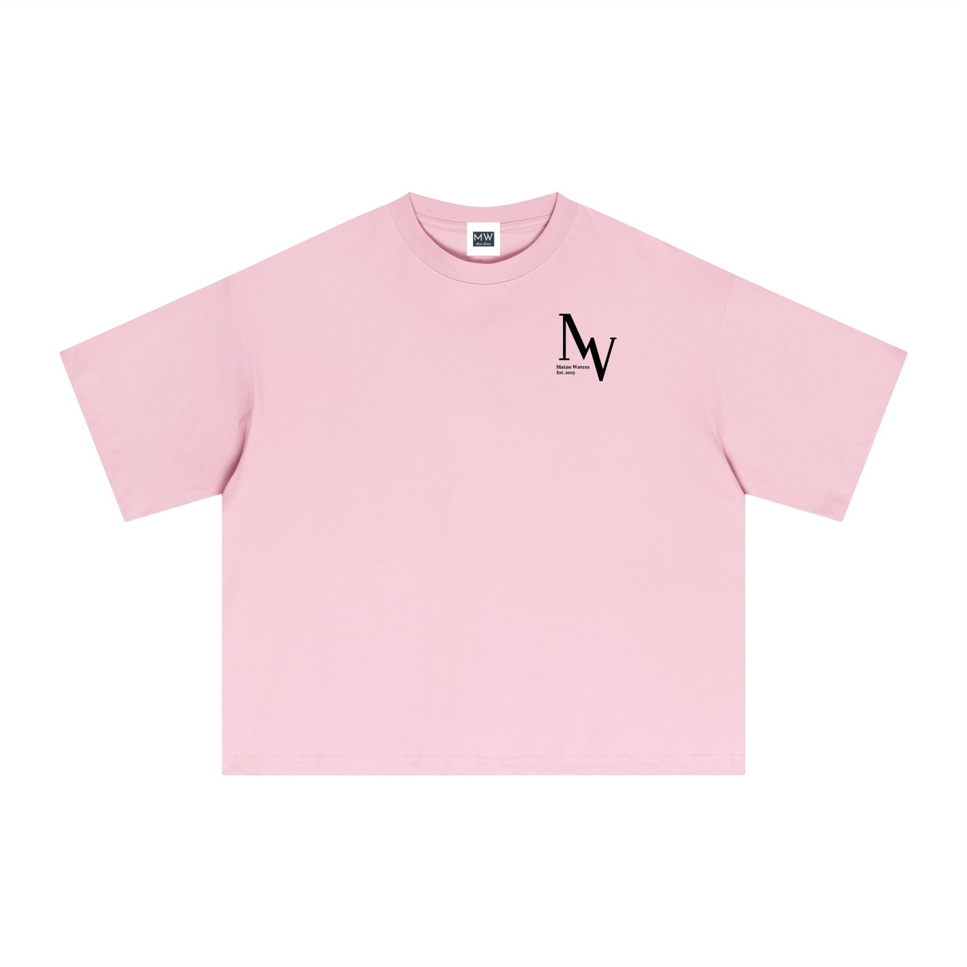 SURF CHECK TEE - Boxy/Cropped T-Shirt